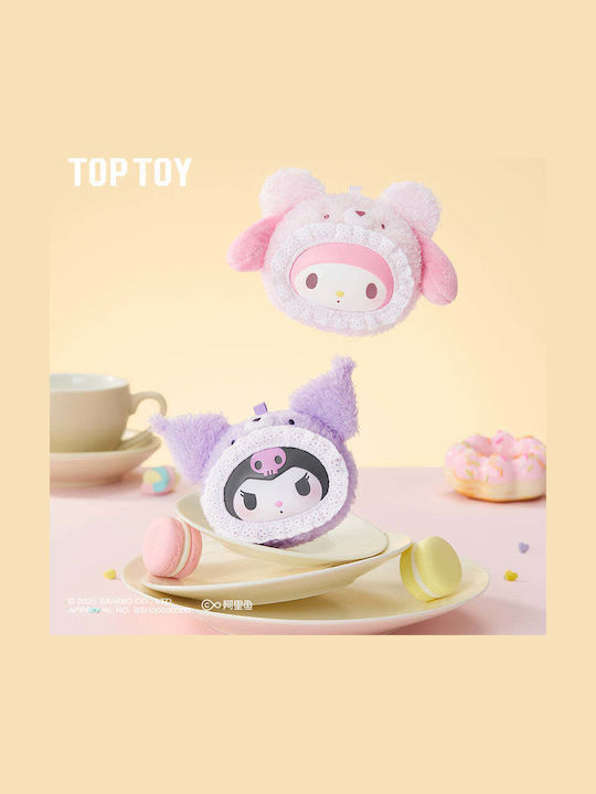 Sanrio Characters Fluffy Teddy Bear Series Plüschiger Schlüsselanhänger Blindbox 1 Stück Zufallsauswahl