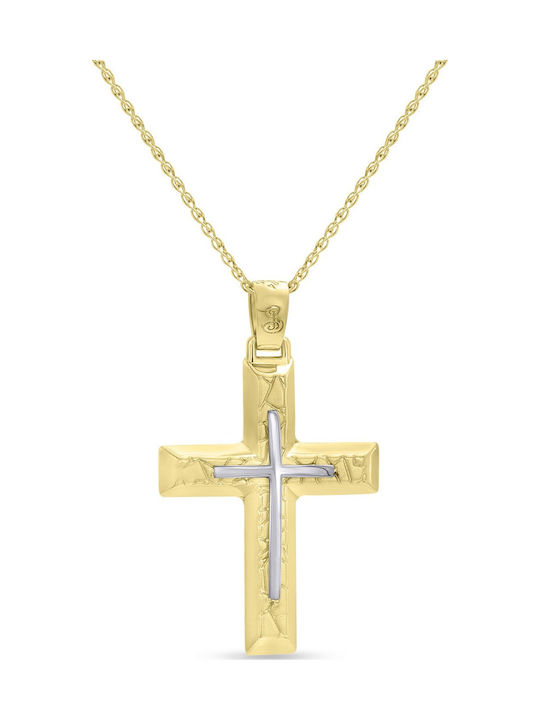 Chrysolithos Gold Cross 9K