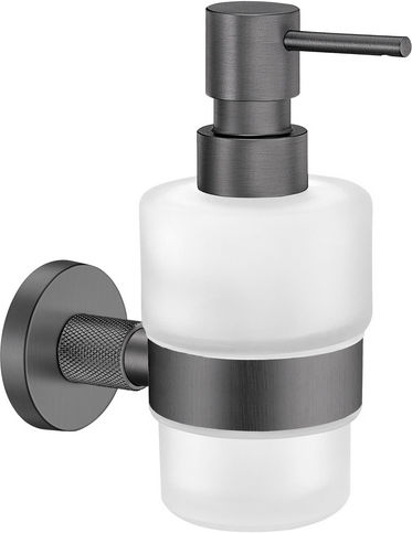 Sanco Dorian Επιτοίχιο Dispenser Γυάλινο Μαύρο