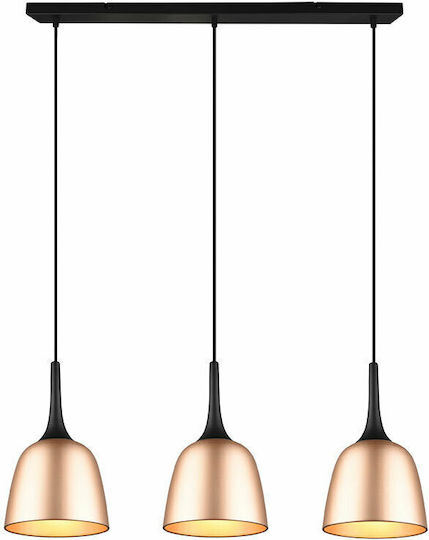 Trio Lighting Chiron Hängelampe Kupfer 90x20x20cm