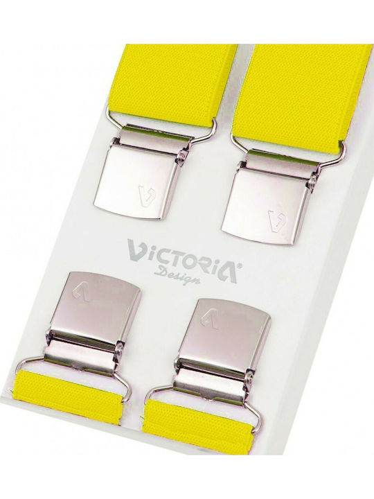 Victoria Τιράντες Μονόχρωμες Κίτρινες Victoria Τιράντες Μονόχρωμες Κίτρινες