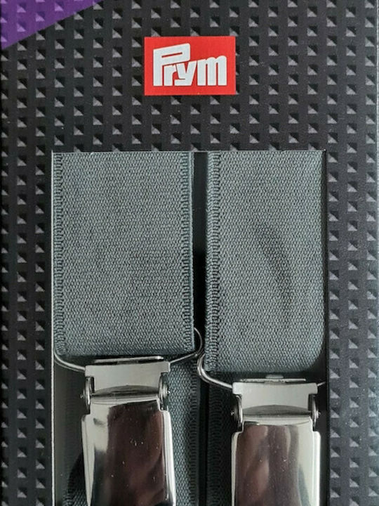 Prym Τιράντες Μονόχρωμες Γκρι