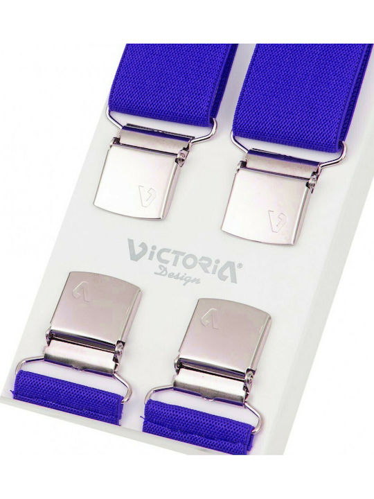 Victoria Τιράντες Μονόχρωμες Μπλε Victoria Τιράντες Μονόχρωμες Μπλε