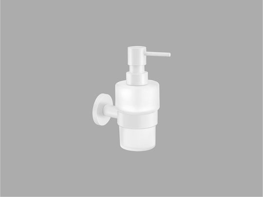 Sanco Eck Wandmontierter Spender Glas Braun
