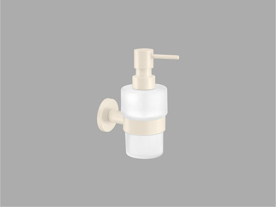 Sanco Eck Wandmontierter Spender Glas Braun