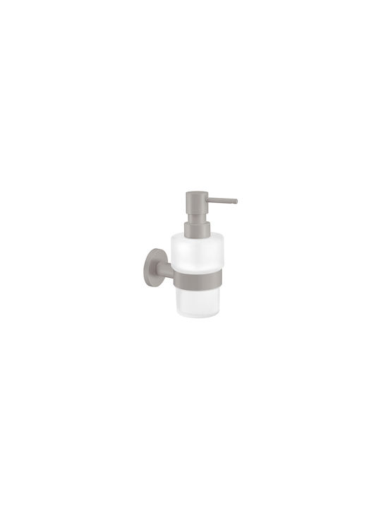 Sanco Eck Wandmontierter Spender Glas Braun