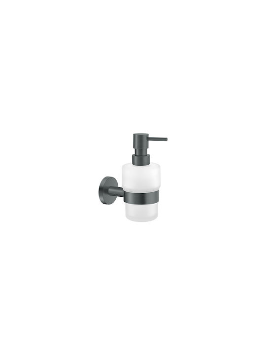 Sanco Eck Wandmontierter Spender Glas Braun