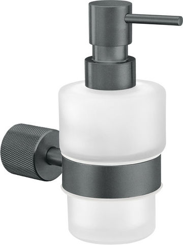 Sanco Lithos 121122-M116 Wall Mounted Glass Black Dispenser