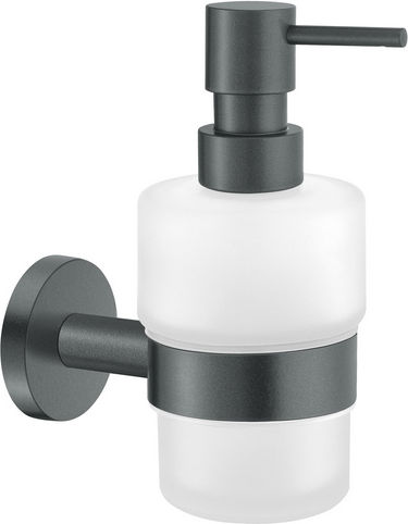 Sanco Gaea Επιτοίχιο Dispenser Γυάλινο Ασημί