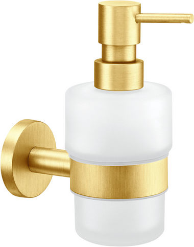 Sanco Gaea Επιτοίχιο Dispenser Γυάλινο Ασημί