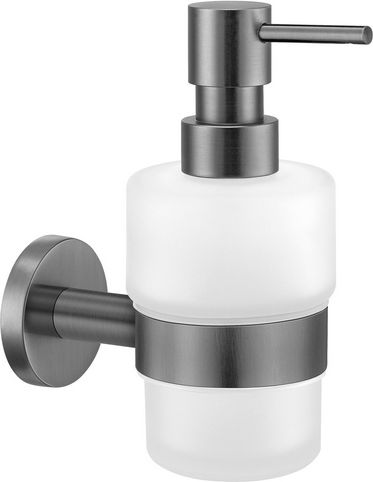 Sanco Gaea Επιτοίχιο Dispenser Γυάλινο Ασημί