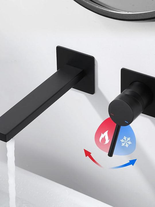 Mixing Sink Faucet Tall Black
