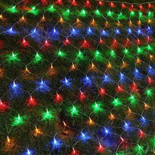 120 Λαμπάκια LED 1.5μ. x 150εκ. RGB τύπου Δίχτυ