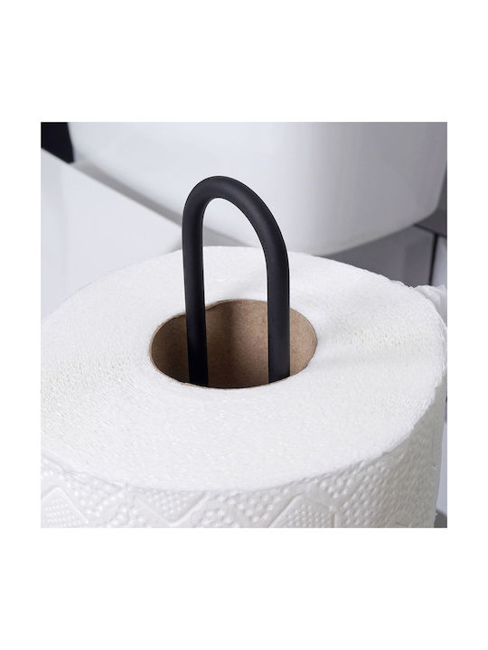 Vilde Wall Mounted Black Metallic Paper Holder 5904316457013