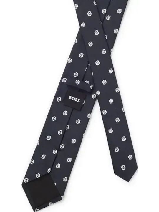 Boss Men's Tie Silk in Blue Color