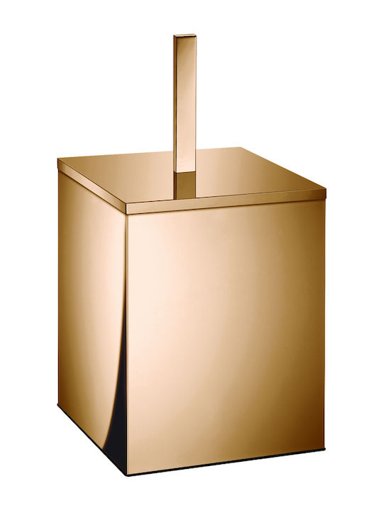 Sanco Metallischer Badezimmer Behälter 5lt Gold