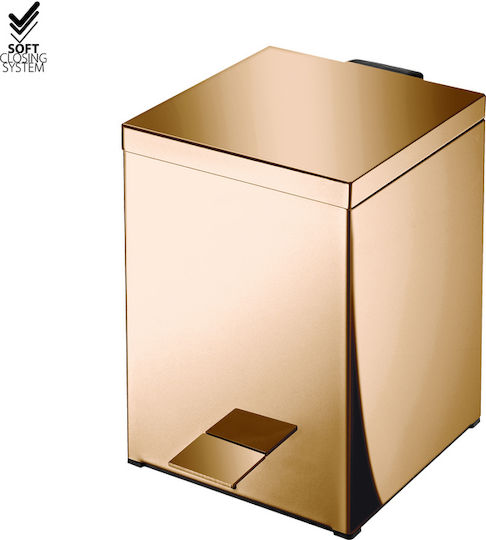 Sanco Metallisches Badezimmerkorb Soft Close 5lt