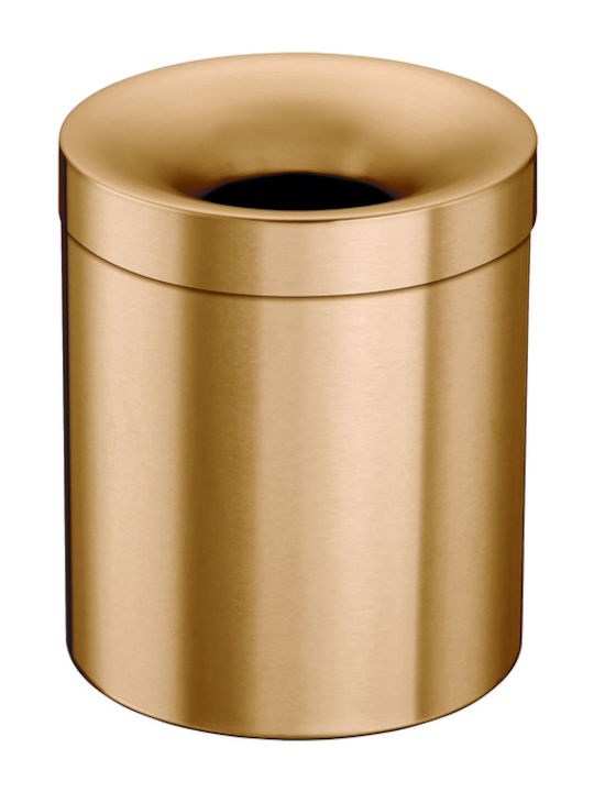 Sanco Metallisches Badezimmer Behälter 5lt Gold