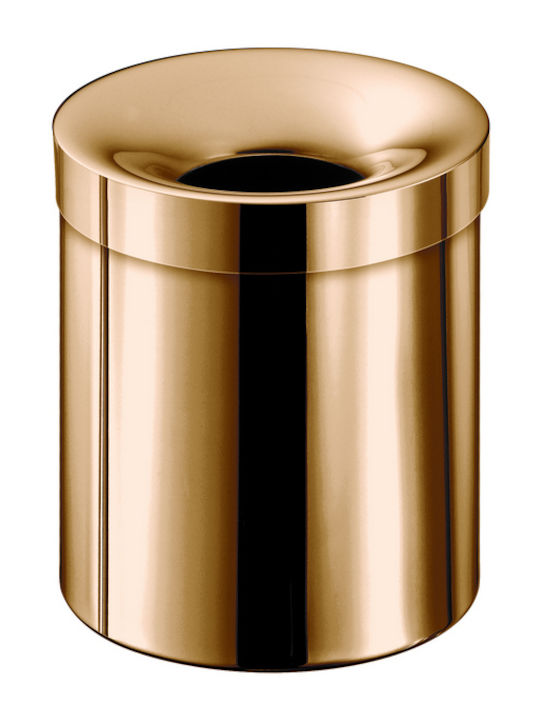 Sanco Metallisches Badezimmer Behälter 5lt Gold