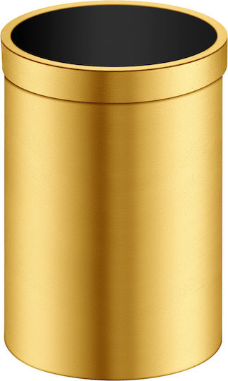 Sanco Metallic Bathroom Bin 12lt Gold