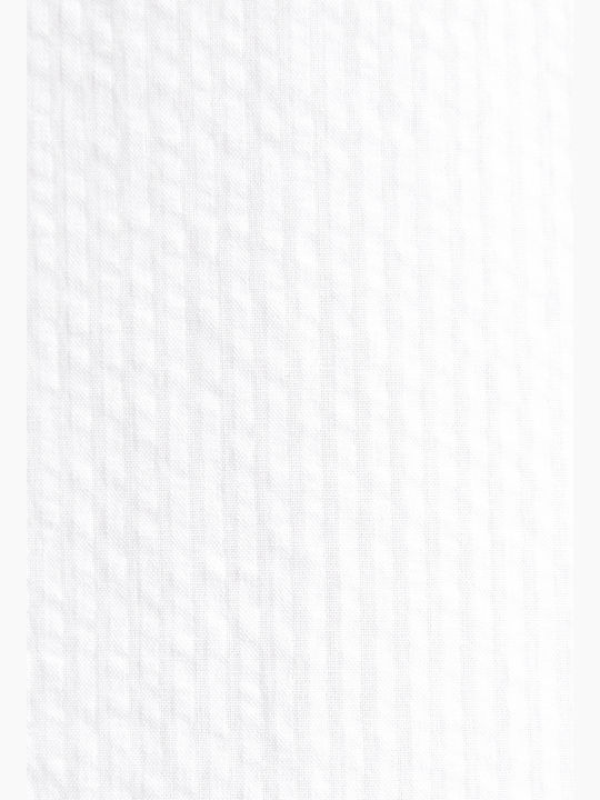 Long Sleeve Shirt in Narrow Fit White