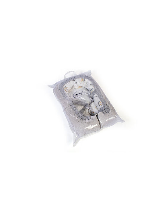 Rainbow Baby Pillow Nest White-Grey 60x85cm