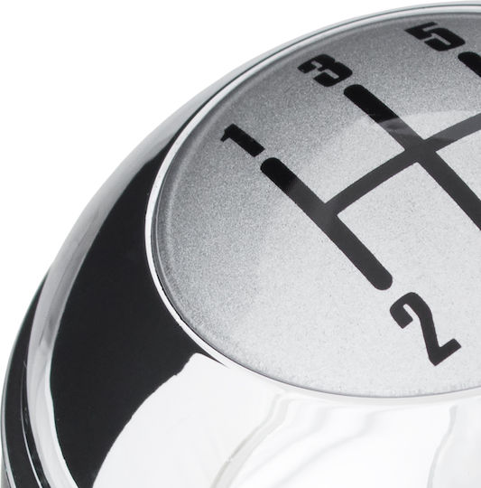 Mini R50 00-06 Gear Shift Knob Black + Chrome + Silver Cover 5 Speed