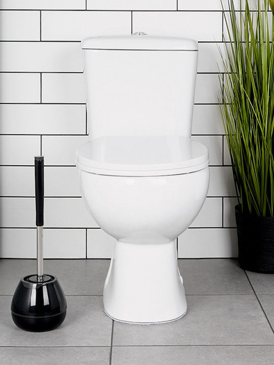 Vilde Kunststoff Toilettenbürste Badezimmer Schwarz