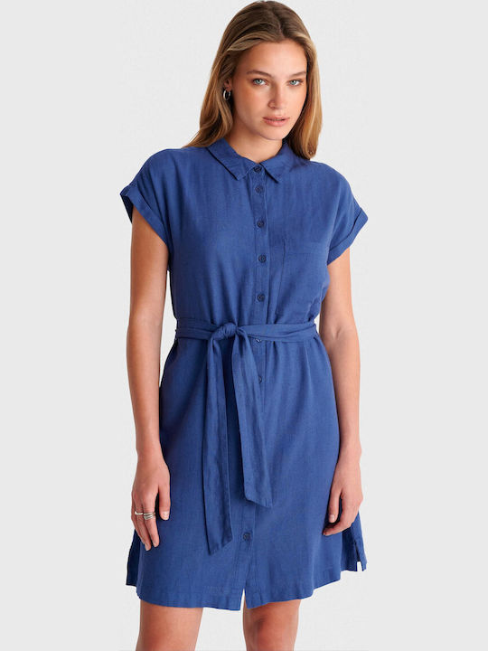 Summer Mini Dress Blue 8923514-Blue