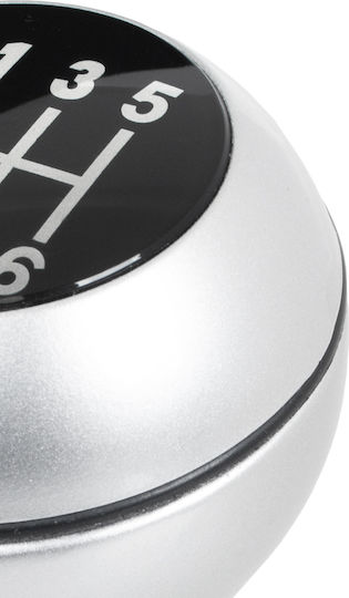 Bmw E39 E46 E53 E60 E61 E81 E82 E83 E85 E87 E90 E91 E92 E93 Gear Shift Knob Silver+chrome 6 Speed