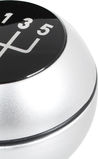 Bmw E39 E46 E53 E60 E61 E81 E82 E83 E85 E87 E90 E91 E92 E93 Gear Shift Knob Silver+chrome 5 Speed