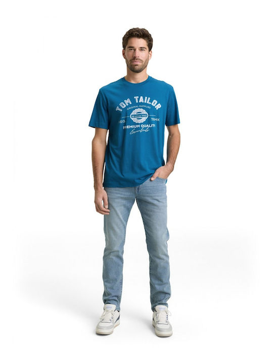 Αθλητικό T-shirt Πετρολ