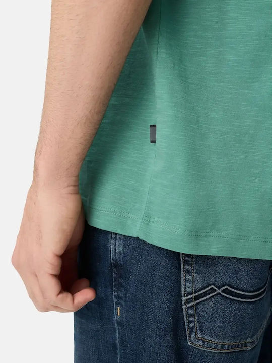T-shirt Πετρόλ