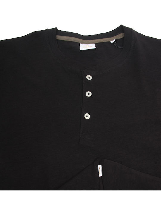 Double Kurzarm T-Shirt Schwarz Double Kurzarm T-Shirt Schwarz