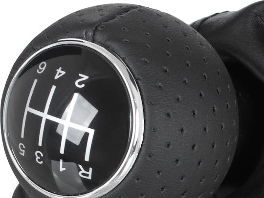 Audi A3 I 8l 96-03 Black 6 Speed Gear Shift Knob + Black Gaiters