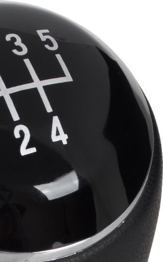 Vw Passat B6 06-11 Schwarzes Leder 5-Gang Schaltknopf