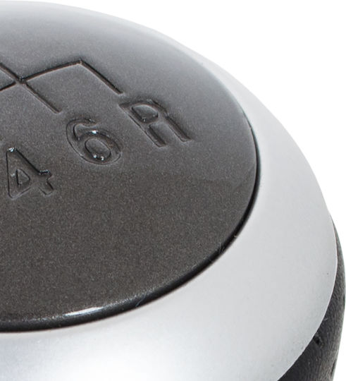 Hyundai Coupe 02-08 Gear Shift Knob Black Leather + Grey + Silver 6 Speed
