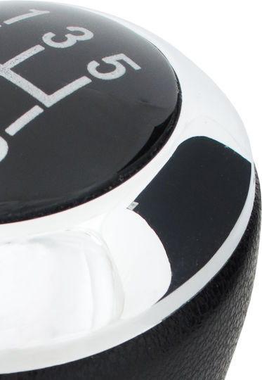 Mazda 3 06-12 Gear Shift Knob Black + Chrome 5 Speed