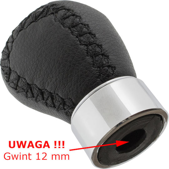 Mazda 323/323f Bj 98-04 Gear Shift Knob Black Leather 5 Speed 12mm