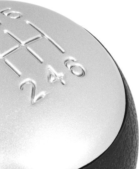 Nissan X-trail 07-14 6-speed Shift Knob Black + Silver