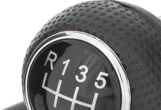 Vw Golf Iv 97-03 Gear Shift Knob + Boot Red Thread Chrome Frame 6 Speed 12mm Hole