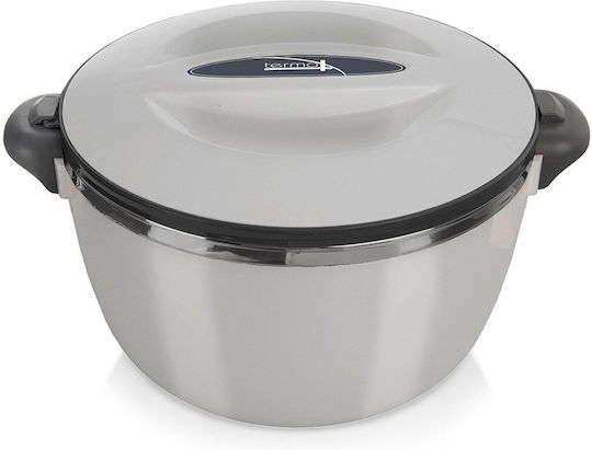 Orion Inox Mittagsschüssel Isolierte Lunchbox Graue 3,5lt