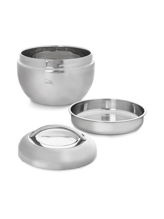 Orion Δοχείο Φαγητού Inox Θερμός Ασημί 1.3lt