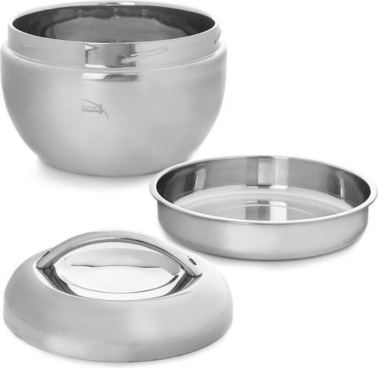 Orion Δοχείο Φαγητού Inox Θερμός Ασημί 1.3lt