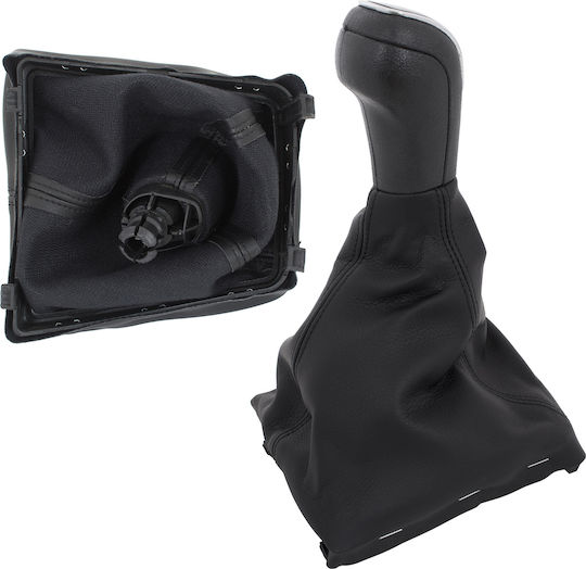 Skoda Octavia Ii 09-12 Gear Shift Knob + Gaiter Frame 5 Speeds