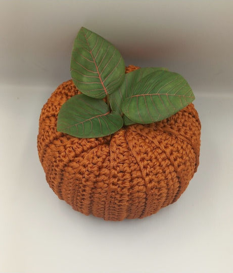 Aristourgimata Handmade Tabletop New Year's Lucky Charm Orange Pumpkin Fabric 59cm Aristourgimata Handmade Tabletop New Year's Lucky Charm Orange Pumpkin Fabric 59cm