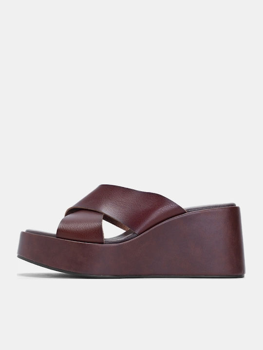 Platforme Dama Tip Slip On Maro