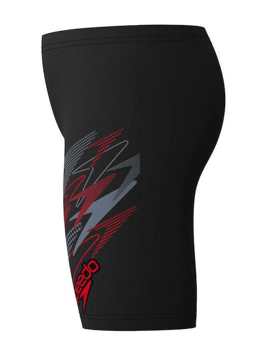 Speedo Medley Logo Παιδικό Μαγιό Jammer Black/red