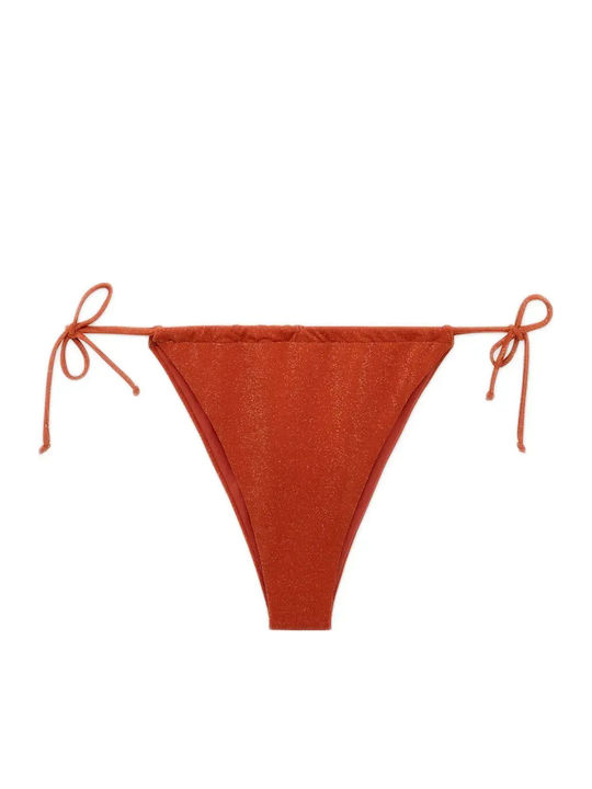 Bikinihosen Brasil mit Schnürung Orange