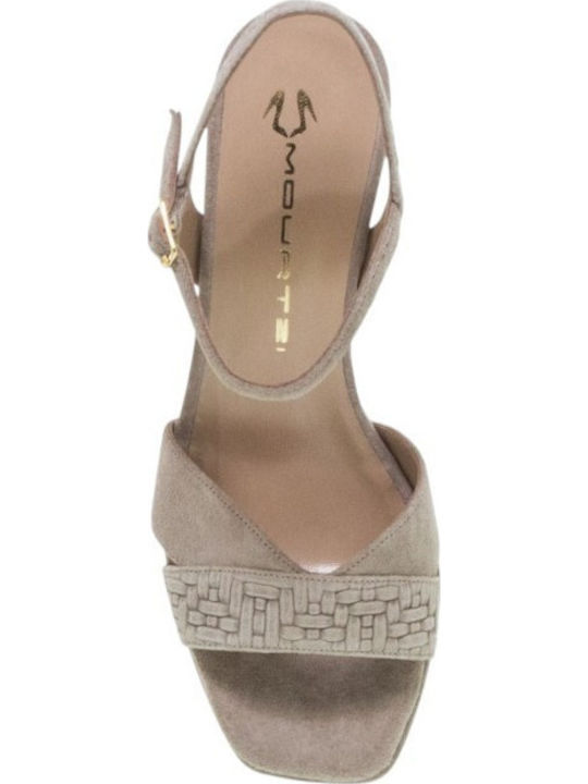 Leather Beige Sandals